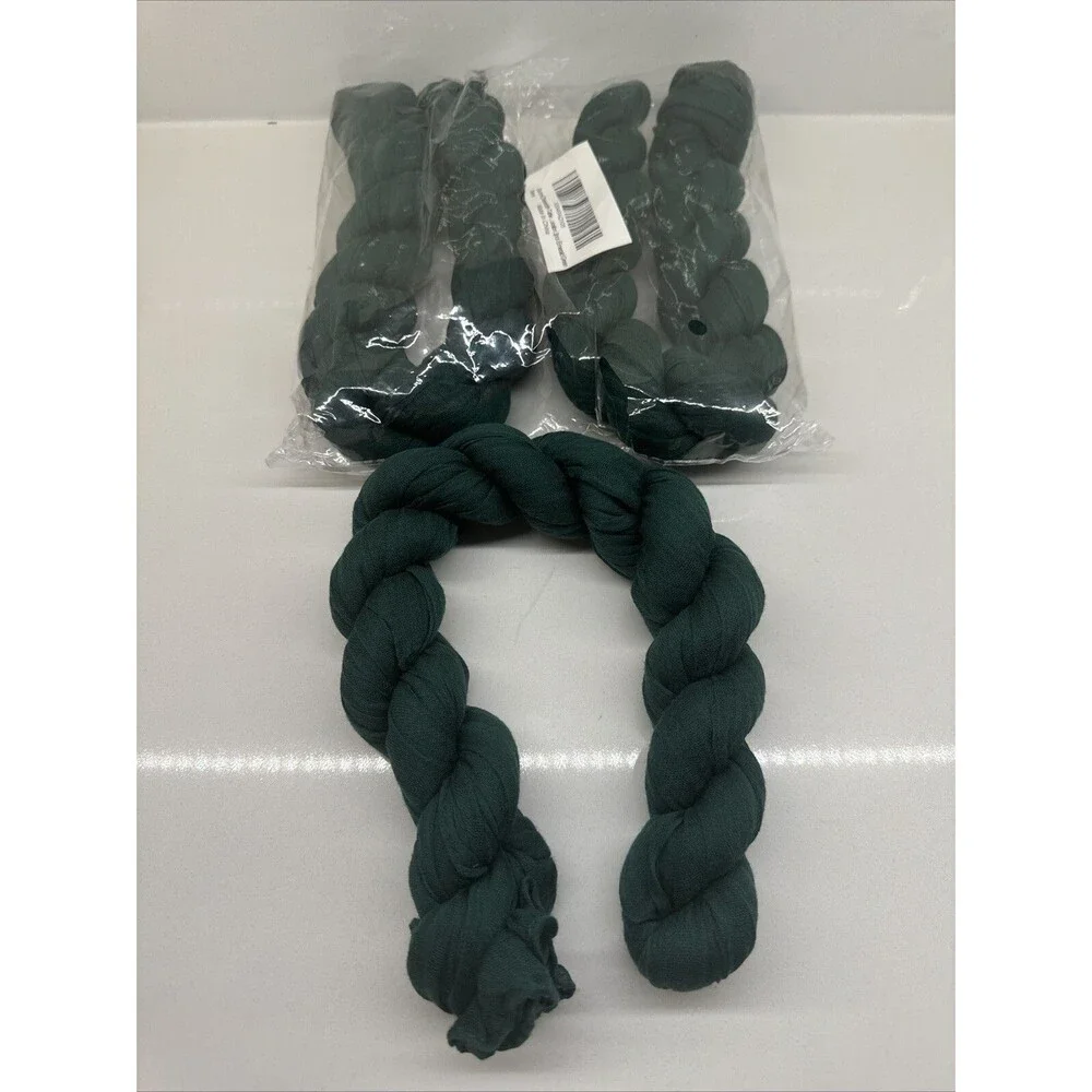 Table Runner 35x120 Inches for table Decoration holiday 3 Pack Emerald Green